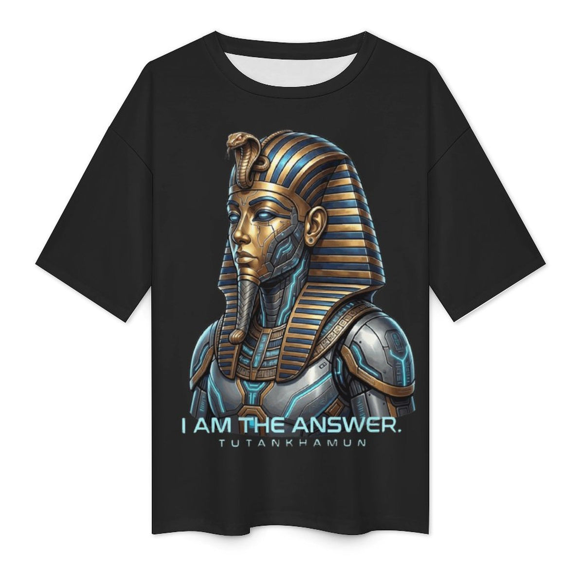 "The Answer" Tutankhamun Cybernetic Graphic Tee