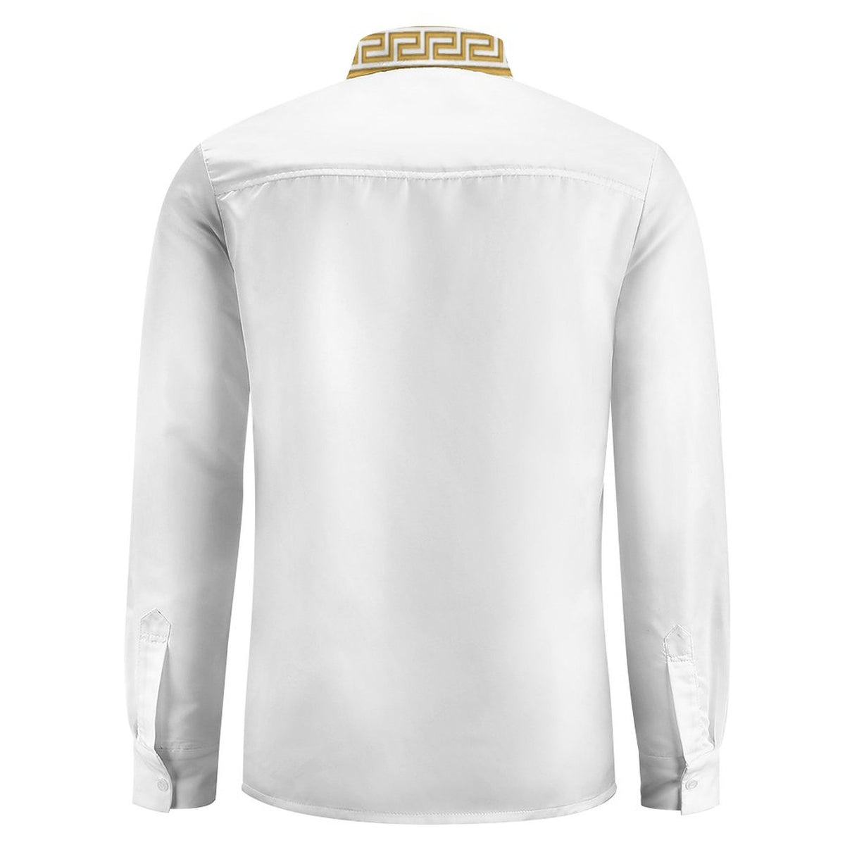 The Pharaoh Gilded Placket Linen-Touch Tunic