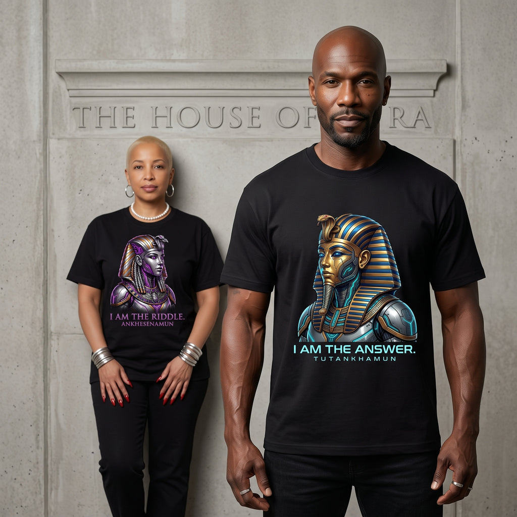"The Answer" Tutankhamun Cybernetic Graphic Tee