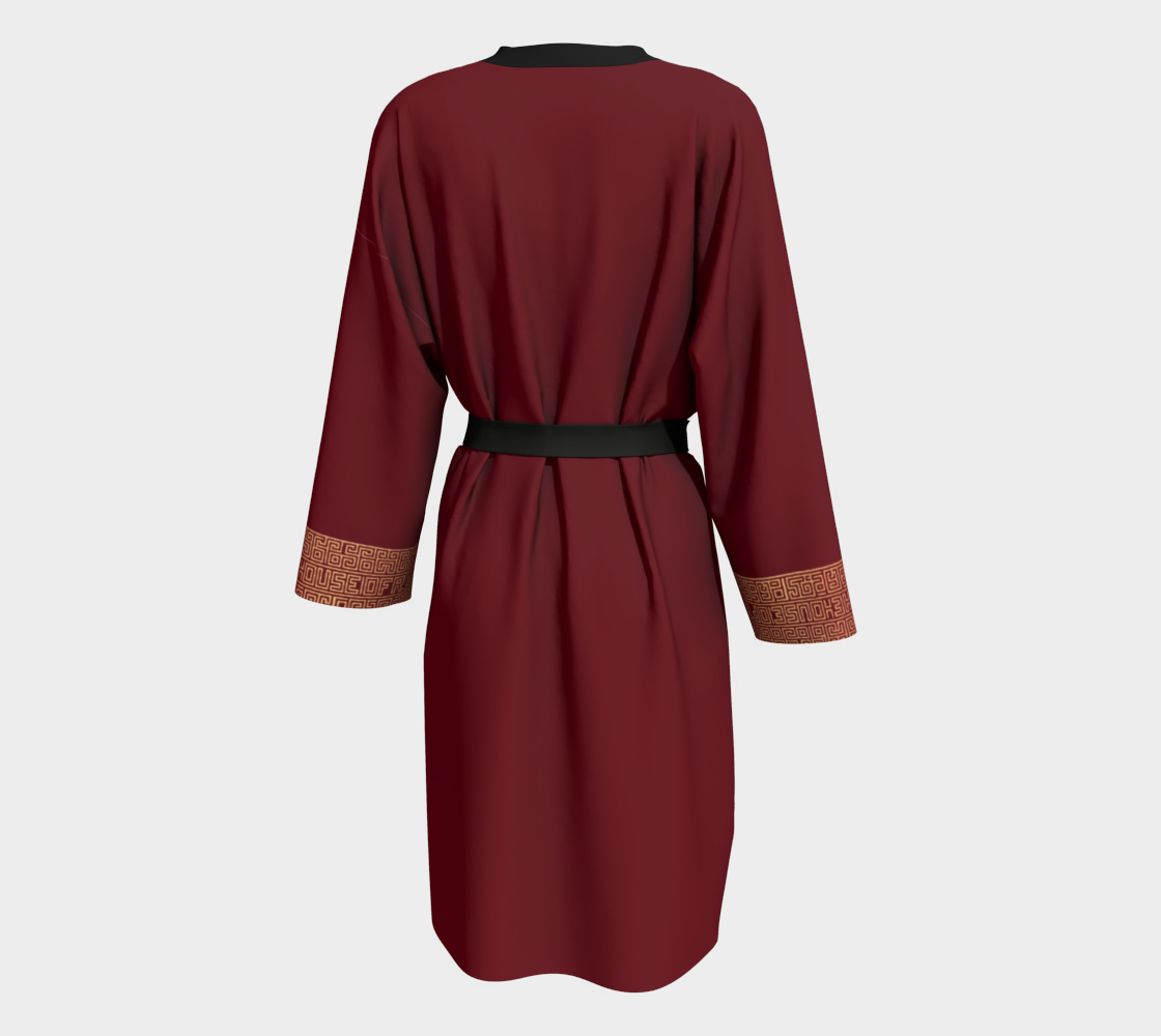 The Queen's Chamber Silk Peignoir Robe